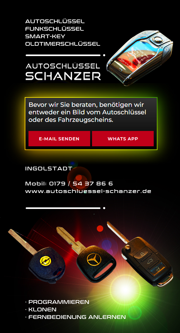 Autofunkschlüssel Ingolstadt